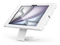 White - Montážna sada (kryt, stojan) - pre tablet - uzamykateľný - kovový rám - biela - veľkosť obrazovky: 11" - čítač, montáž na stenu - pre Apple 11-palcový iPad Air (M2, M3)