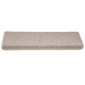 vidaXL Schodové rohože 30 ks 65x21x4 cm taupe s obdĺžnikovým okrajom