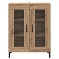 vidaXL Servírovacia skriňa Remeselný dub 69,5 x 34 x 90 cm