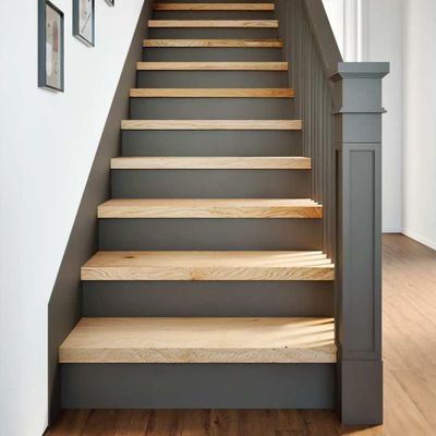 vidaXL Schodiskové stupne 12 ks 80x25x2 cm neošetrený dubový masív