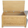 vidaXL Úložný box 90x45x45 cm, dubový masív