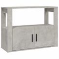 vidaXL Komoda betónovo sivá 80x30x60 cm spracované drevo