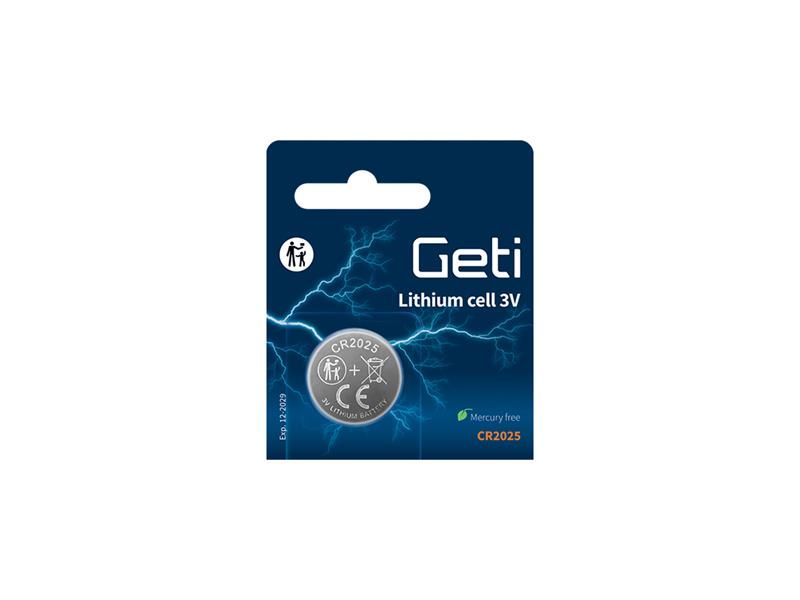 Batéria CR2025 GETI lithiová