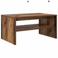 vidaXL Konferenčný stolík Staré drevo 80 x 50 x 40 cm Kompozitné drevo