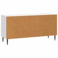 vidaXL TV skrinka Biela s vysokým leskom 102 x 34,5 x 50 cm