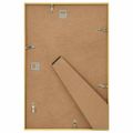 vidaXL Fotorámiky na stenu alebo stôl 3 ks zlaté 70x90 cm MDF
