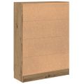 vidaXL Knižnica dub artisan 82,5x30,5x115 cm kompozitné drevo