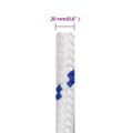 vidaXL Lodné lano biele 20 mm 100 m polypropylén