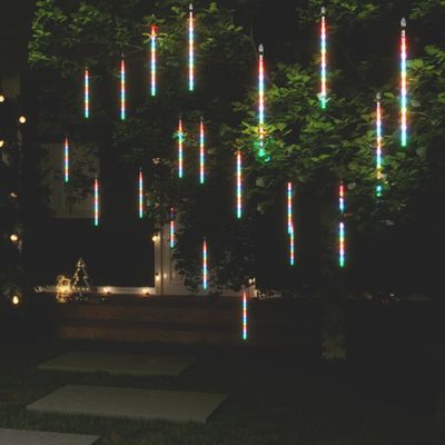 vidaXL Svetlá meteor 20 ks 30 cm farebné 480 LED vnútorné vonkajšie