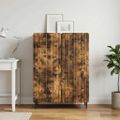 vidaXL Servírovacia skriňa Dymový dub 66 x 34,5 x 92 cm