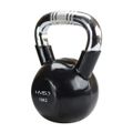 Kettlebell s chrómovaným úchopom HMS KTC16, 16 kg, čierny