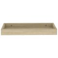 vidaXL Terasové nástenné police 2 ks dub 40x15x4 cm MDF
