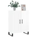 vidaXL Komoda lesklá biela 69,5x34x90 cm spracované drevo