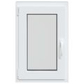 vidaXL Otočné a sklopné okno do suterénu RISOR 50 x 75 cm PVC a sklo