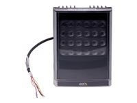 Infračervený iluminátor - montáž na strop, montáž na stĺp, montáž na stenu - 12 - 24 V - interiér, vonkajšie použitie - 46 Watt - čierna - pre AXIS D3110, P1385-E, P1455-LE, P1455-LE-3, Q1656, Q1656-B, Q1715, V5938 50
