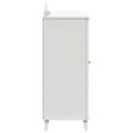 vidaXL Kreatívne úložisko pre deti ROROS Biela 80 x 40 x 110 cm