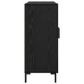 vidaXL Servírovacia skriňa Čierny dub 90 x 34 x 80 cm Kompozitné drevo