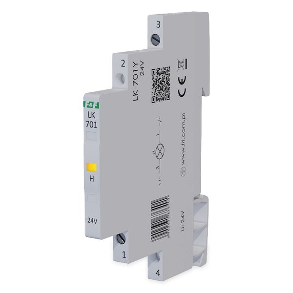 Signalizácia F&F LK-701Y/24V AC/DC na DIN lištu