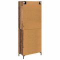 vidaXL Highboard 2 ks Staré drevo 69,5 x 34 x 180 cm Kompozitné drevo