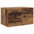 vidaXL Nástenná skrinka 60 x 36,5 x 35 cm Kompozitné drevo Staré drevo