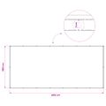 vidaXL Záclona na balkónové súkromie 180 x 400 cm Textil s PU povlakom