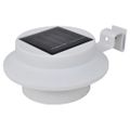 vidaXL Vonkajšie solárne plotové lampy 12 ks LED biele