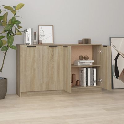 vidaXL Komody 2 ks dub sonoma 60x30x70 cm spracované drevo