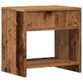 vidaXL Nočný stolík staré drevo 40x30x40 cm kompozitné drevo