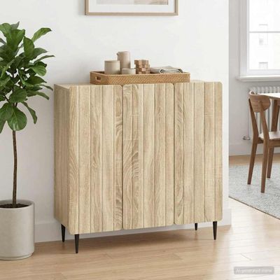 vidaXL Servírovacia skriňa Dub sonoma 89 x 34,5 x 82 cm