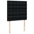 vidaXL Osmanský rám postele s matracom čierna 90x190 cm látka