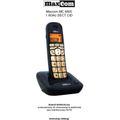 MAXCOM MC6800 DECT, Telefónny prístroj, čierny