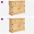 vidaXL Kuchynský ostrovný set 2 ks Medový vosk 112 x 70 x 91,5 cm
