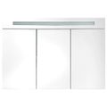 vidaXL LED kúpeľňová zrkadlová skrinka 88x13x62 cm