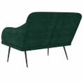 vidaXL Lavička tmavozelená 110x76x80 cm zamat