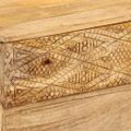 vidaXL TV skrinka, mangový masív 110x30x40 cm