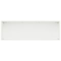 vidaXL Záhradný kvetináč Biela 40 x 20 x 20 cm Studený valcovaný oceľ
