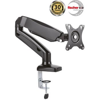 CONNECT IT SingleArm Premium stolní držák na 1 monitor, záruka 30 let, ČERNÝ CMF-3107-BK