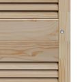 vidaXL Skříňové dvere s dverami 4 ks Prírodná 170 x 2,1 x 49,5 cm