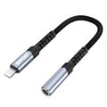 BWOO Adaptér AUX 3,5mm - Lightning Čierny BZ48