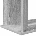 vidaXL Koncový stôl Sivý Sonoma 35 x 25 x 50 cm Kompozitné drevo