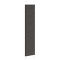 vidaXL Plisovaná roleta čierna 50x200 cm šírka látky 49,4 cm polyester