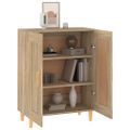 vidaXL Komoda farba dubu sonoma 69,5x34x90 cm spracované drevo