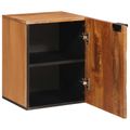 vidaXL Zavesený kabinet do kúpeľne s poličkou Hnedá 38 x 33 x 48 cm