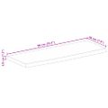 vidaXL Stolová doska 90x20x3,8 cm živý okraj masívny mangovník