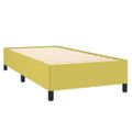 vidaXL Posteľný rám boxsping s matracom zelený 80x200 cm látka