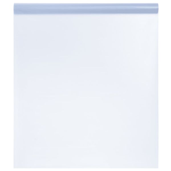 vidaXL Okenná fólia statická matná sivá 60x500 cm PVC