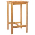 vidaXL Barový stôl Prírodná 60 x 60 x 105 cm Masívny teak