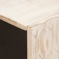 vidaXL Servírovacia skriňa Biele umývanie dokončenie 60 x 33 x 75 cm