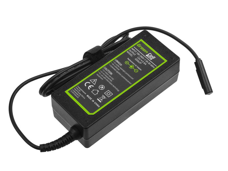 AD62P Green Cell PRO Charger  AC Adapter for Microsoft Surface RT, RT/2, Pro i Pro 2 12V 3.6A 48W