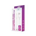 Setty kábel USB - Lightning 3,0 m 2A biela NOVÝ